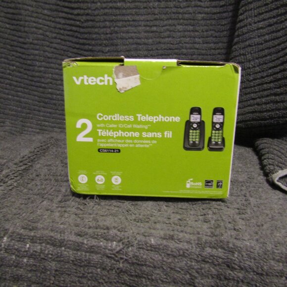 Vtech Cs6114-21 2-handset Cordless Phone System - Black - Picture 5 of 6